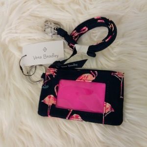 Vera Bradley Accessories - Flamingos lanyard ID case Vera Bradley Vera Bradley Accessories - Flamingos lanyard ID case Vera Bradley
